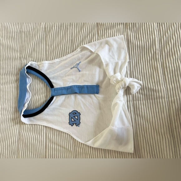 air jordan north carolina Tar Heels Cropped Vneck Halter Top Women’s Medium Y2K - Picture 3 of 7